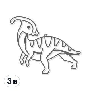 AMOS 阿摩司 壓克力模型版 副櫛龍 S142 小款, 3個