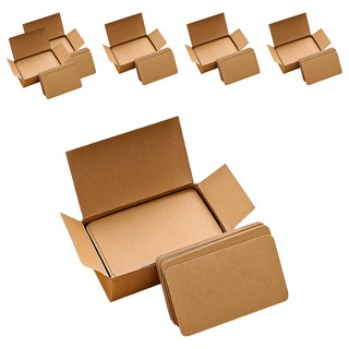 Y234留言小卡, 牛皮色, 6個