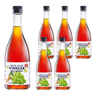 十全御品白葡萄醋 600ml, 6瓶