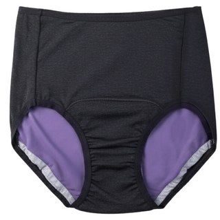 GoMoond 月亮褲 棉感夜用加長加量高腰吸血內褲, 靜謐黑