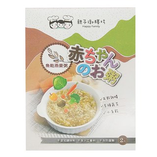 Happy Family 親子御膳坊 魚乾燕麥寶寶粥 2包, 300g, 1盒