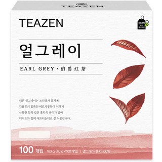 TEAZEN 茶禪 伯爵紅茶茶包, 1.6g, 100包, 1盒