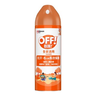 OFF! 歐護 家庭用噴霧式防蚊液 6oz, 180ml, 1瓶
