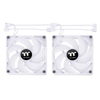 thermaltake 曜越 CT140 ARGB 電腦散熱風扇 2件組, CL-F154-PL14SW-A, 白色, 1組