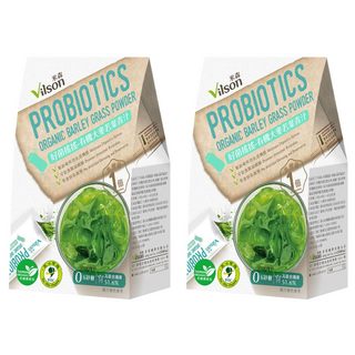 Vilson 米森 好菌搖搖 有機大麥若葉青汁 14包, 42g, 2盒