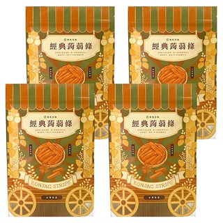 菓青市集 麻辣蒟蒻條, 椒香麻辣超爽口, 台灣人氣點心, 香Q彈牙涮嘴, 200g, 4包