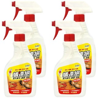 澄朗 蟻連絕 白蟻藥 深入巢穴 防蛀, 500ml, 4瓶