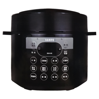 SAMPO 聲寶 微電腦多功能萬用鍋 5L, KC-B21051L, 黑色