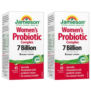 Jamieson 健美生 淨美舒女性專用益生菌膠囊 私密呵護, 45顆, 2盒