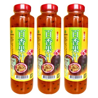 南投埔里農會 百香果汁, 800g, 3瓶