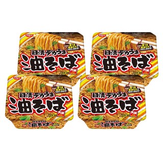 NISSIN 日清 大盛裝日式炒麵 豚香醬油味 157g, 4入