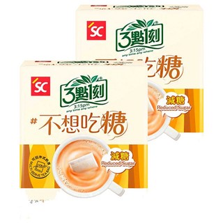 3點1刻 減糖 炭燒奶茶, 20g, 5包, 2盒