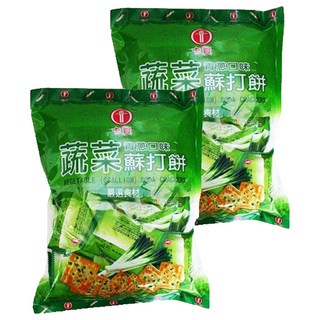 卡賀 蔬菜蘇打餅乾 320g 2袋