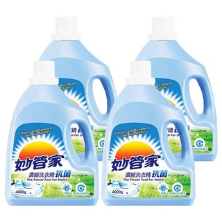 Magic Amah 妙管家 抗菌 濃縮洗衣精, 4kg, 4桶