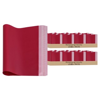 Wonpojang Industry HDPE 洋紅色快遞袋, 200個