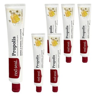 red seal 紅印 蜂膠牙膏, 100g, 6條