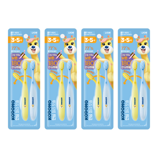 코도모 안심 젤리 영유아 칫솔 3~5세, 랜덤발송, 2개입, 4개