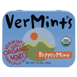 VERMINTS 有機薄荷糖 原味, 40g, 1盒