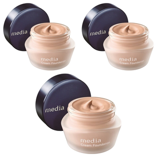 media 媚點 台灣公司貨 極上粉嫩保濕粉底霜 25g, 粉膚色, 3件