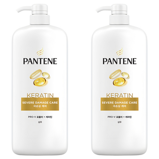 팬틴 극손상케어 샴푸 과일, 1.2L, 2개