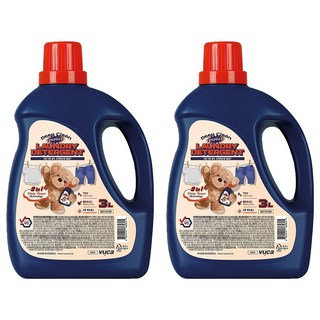 Vuca 深層潔淨洗衣精 2瓶 溫和護手、持久留香 給您帶來潔淨舒適的洗衣體驗, 3L