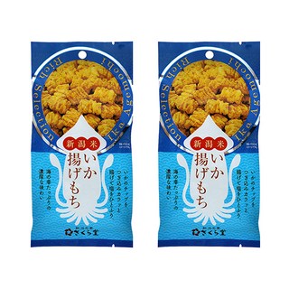 櫻花堂 RS 濃厚魷魚仙貝 新潟米揚餅, 30g, 2包