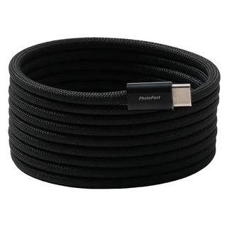 PhotoFast 銀箭資訊 Mag Cable 編織磁吸快充線 2M USB Type-c to Type-c 240W, 黑色, 1條