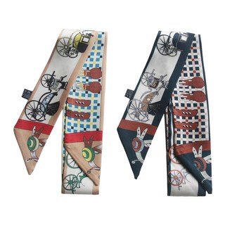 Vavisoo 皮爾迷你領帶絲巾 2件套組