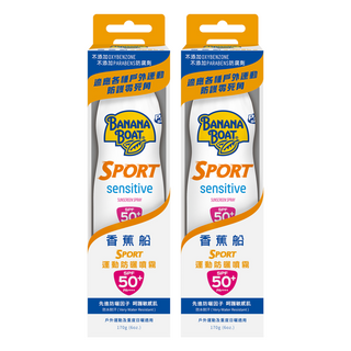 BANANA BOAT 香蕉船 運動防曬噴霧 SPF50+ PA++++, 170g, 2瓶