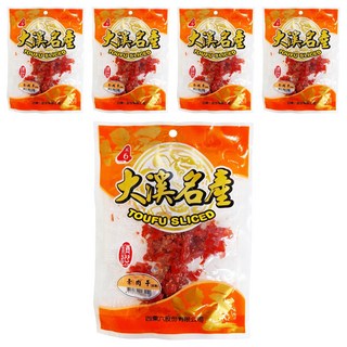 四乘六 素肉干 大溪名產, 60g, 5包