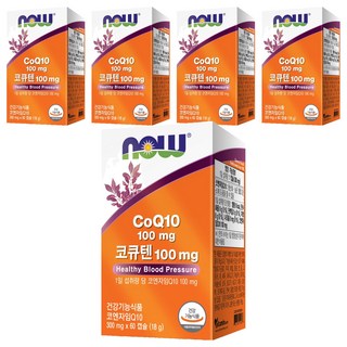 나우푸드 코큐텐 100mg 18g, 60정, 5개