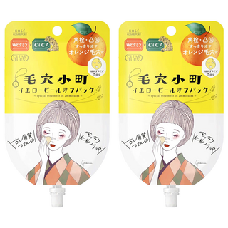 KOSE 高絲 CLEAR TURN 光映透 日本毛穴小町積雪草添加剝除式面膜 30g - 毛孔緊緻, 5片, 2包
