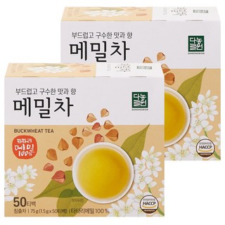 Danongwon 蕎麥茶茶包, 1.5g, 50包, 2盒