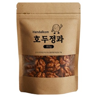 한달콤 쌀조청 호두정과, 80g, 1개