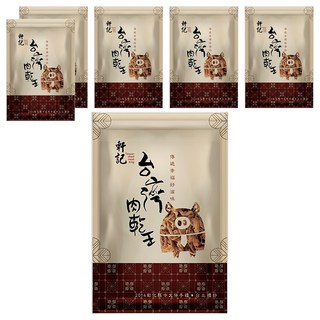 軒記台灣肉乾王 龍鬚酥, 120g, 6包