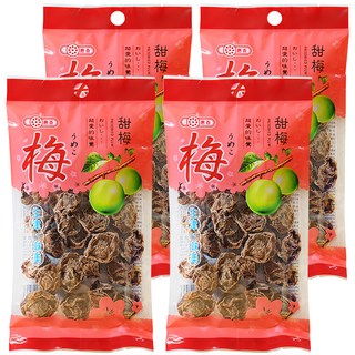 惠香食品 甜梅 酸甜好滋味 生津止渴, 90g, 4包