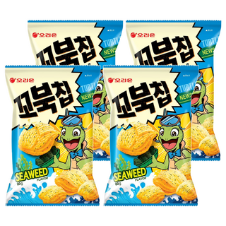 ORION 好麗友 烏龜玉米脆片 海苔味, 80g, 4包