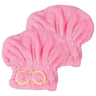 蝴蝶結素色乾髮帽 48 x 22cm, 顏色隨機, 2個