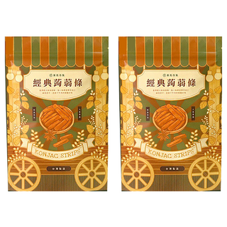 菓青市集 香蒜蒟蒻條, 台式香蒜調味, 香Q嚼勁涮嘴, 低負擔, 增加飽足感, 200g, 2包