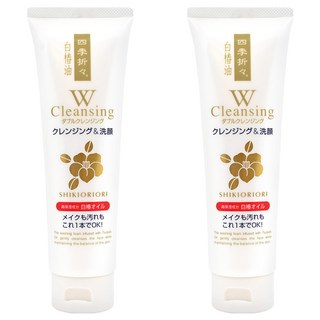 KUMANO 熊野油脂 白椿油高保濕卸妝洗面乳, 190g, 2條