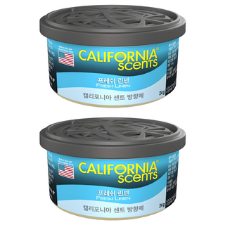 캘리포니아센트 방향제, 2개, 프레쉬 린넨