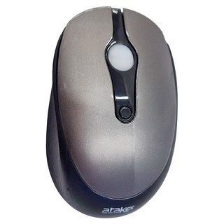 atake 2.4G 藍芽雙模無線滑鼠 Nano接收器, 灰色