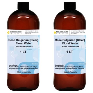 NEW DIRECTIONS 新方向 澳洲原裝進口 純露/花水, 2個, 保加利亞玫瑰, 1L