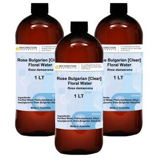 NEW DIRECTIONS 新方向 澳洲原裝進口 純露/花水, 3個, 保加利亞玫瑰, 1L