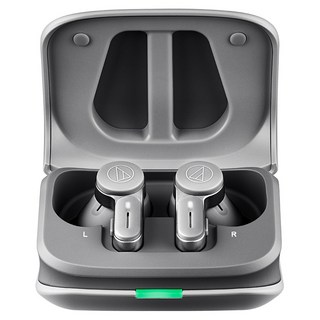 audio-technica 鐵三角 無線耳機 藍牙耳機 原廠保固, ATH-TWX7, 灰色