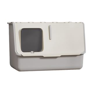 DING DONG PET 前開式貓砂盆, 1個, 白色