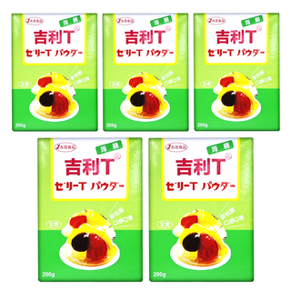 吉利T 蒟蒻果凍粉, 新包裝 口感Q滑, 200g, 5盒