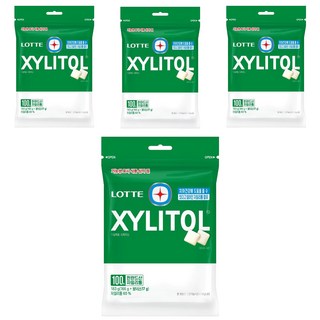 롯데자일리톨 오리지날 껌 리필, 4개, 183g