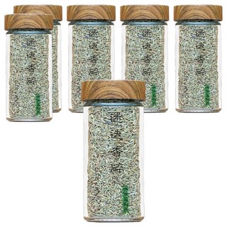 香料共和國 迷迭香碎 玻璃罐裝 烤肉/義大利麵/披薩調味香料, 30g, 6罐