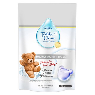 清淨海 Teddy Clean系列 植萃酵素洗衣膠囊 小蒼蘭香, 30顆, 1袋